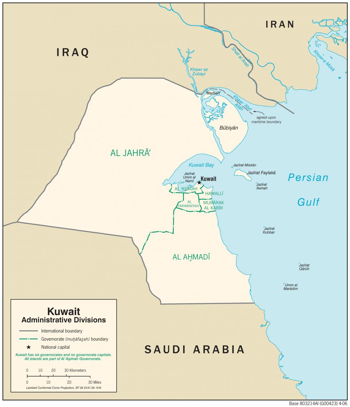 kort over egaila kuwait