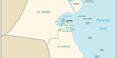 Kort over egaila kuwait