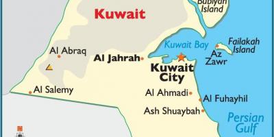 Kuwait fuld kort
